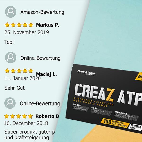Image du produit Body Attack CREAZ ATP (100 caps) (100 pièce(s), Capsules)