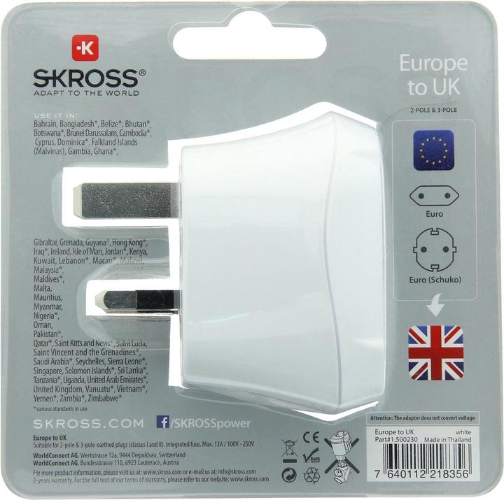 Produktbild Skross Single Travel Adapter