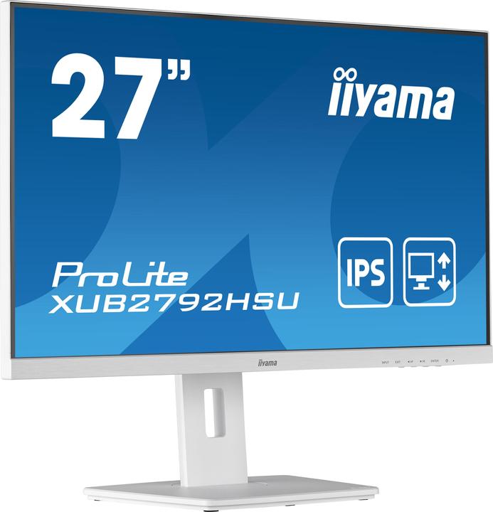 Produktbild iiyama XUB2792HSU-W5 27 Zoll ETE IPS-Panel 1920 x 1080 250 cd (1920 x 1080 Pixel, 27")