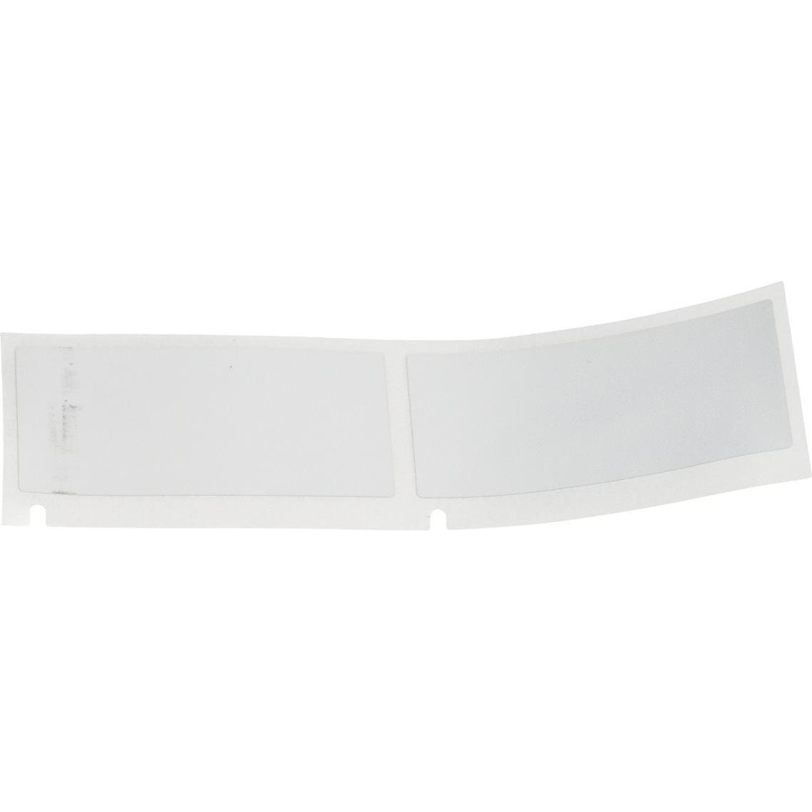 Brady, Rotolo di etichette, M4-60-428, poliestere metallizzato, nero su argento, 25,40 x 50,80 mm, permanente (140 E.). (2.54 cm)