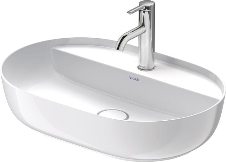 Actual product image Duravit Countertop basin LUV o ÜL m HLB 600x400mm 1 tap hole white (400 mm, 600 mm)