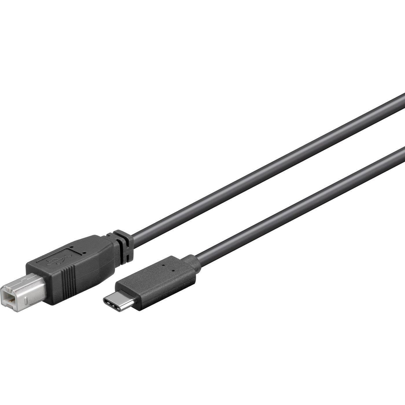 AGI USB-C zu USB-B 2.0 Kabel 1M (1 m), USB Kabel