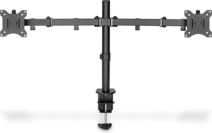 Actual product image Digitus Universal Dual Monitor Clamp Mount (Table, 32", 8 kg)