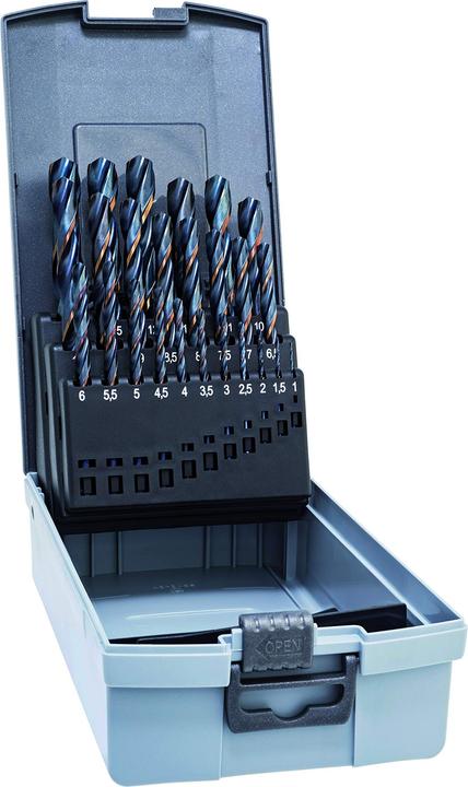 Actual product image Alpen Set of 25 HSS metal drill bits 1-13 mm, Sprint Master KP-25 (0000812321100) (1 mm - 13 mm)