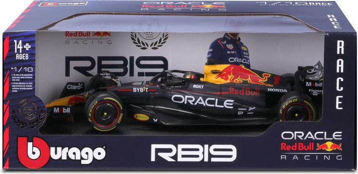 Actual product image Bburago Red Bull Racing F1 RB19 Max Verstappen 2023