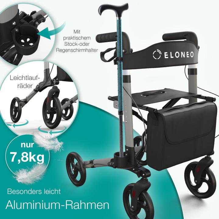 Produktbild Aktivshop Leichtgewichtrollator »Move«, Anthrazitgrau