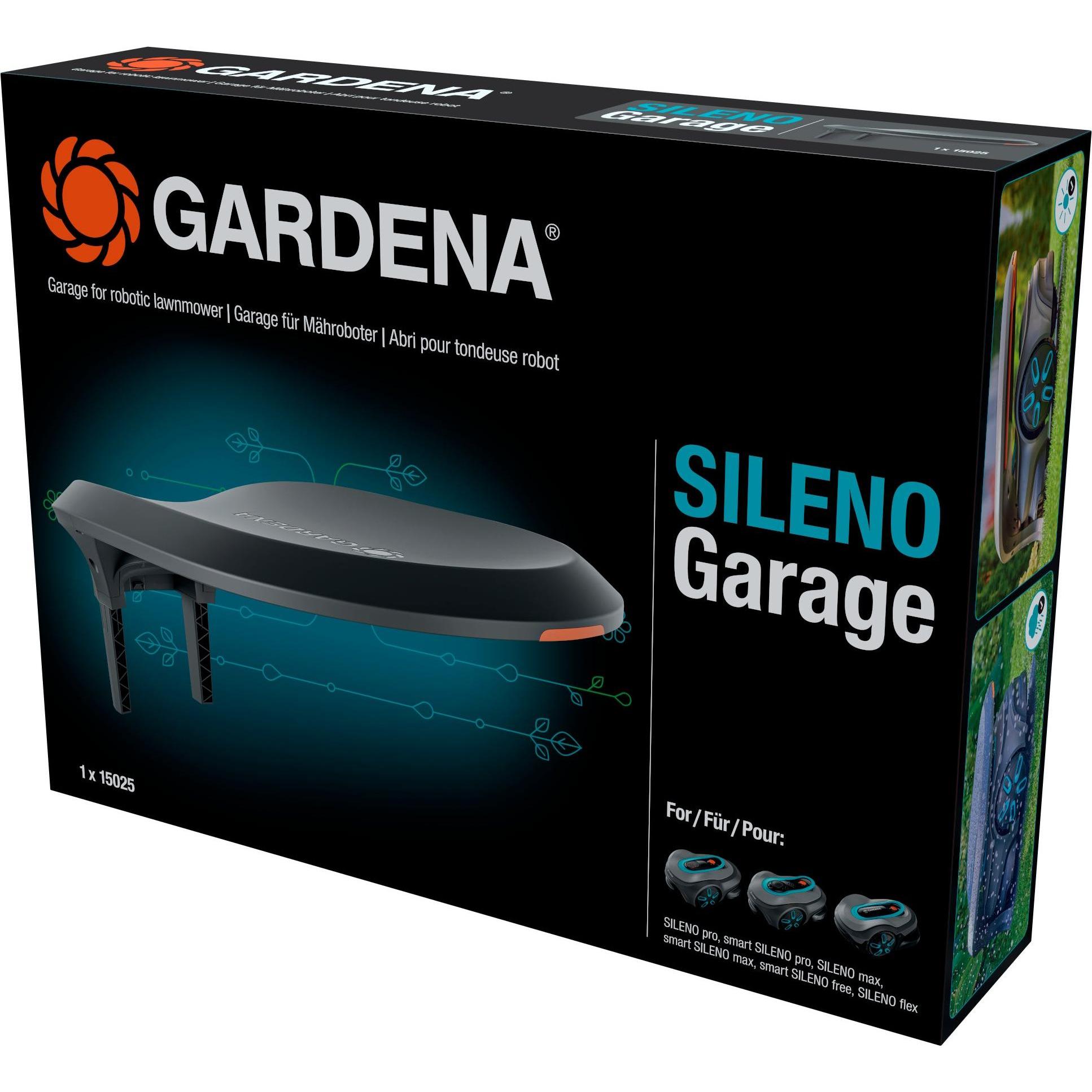 Thumbnail - Gardena, Zubehör Gartenmaschinen, Garage für Mähroboter (grau/orange, für SILENO minimo, SILENO life, SILENO city) (Mähr...
