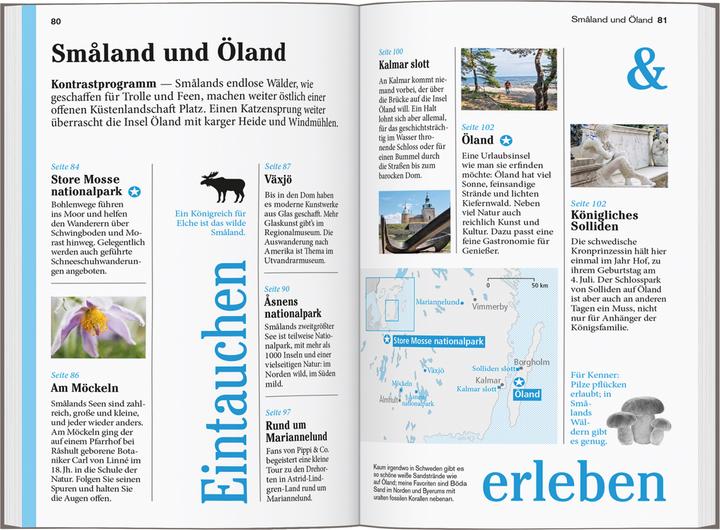 Produktbild Reise-Taschenbuch Reiseführer Schweden, Der Süden (Deutsch, Petra Juling, 2024)