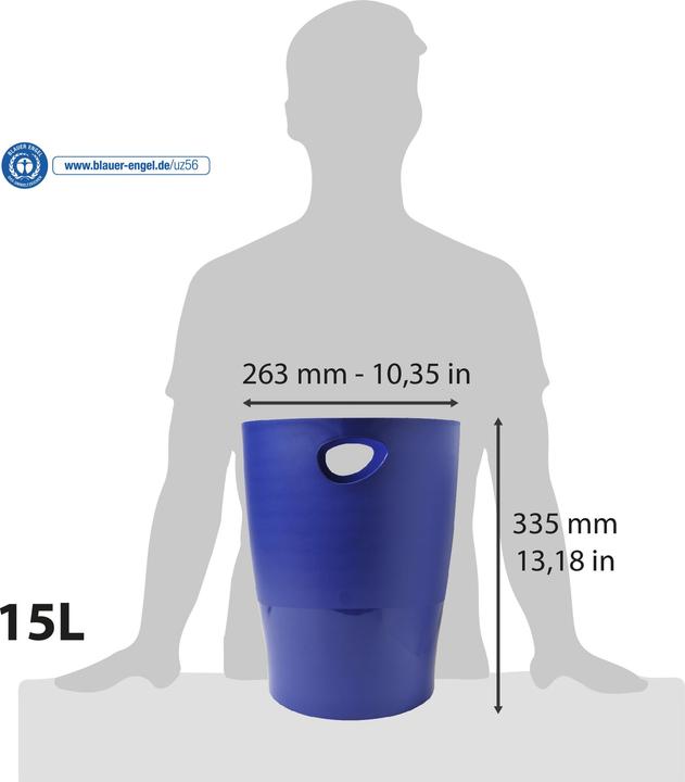 Produktbild Exacompta Papierkörbe (15 l)