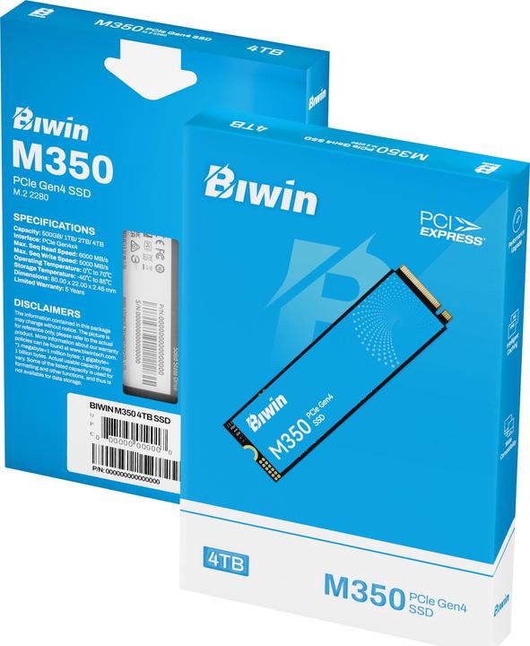 Immagine prodotto Acer M350 (4000 GB, M.2 2280)