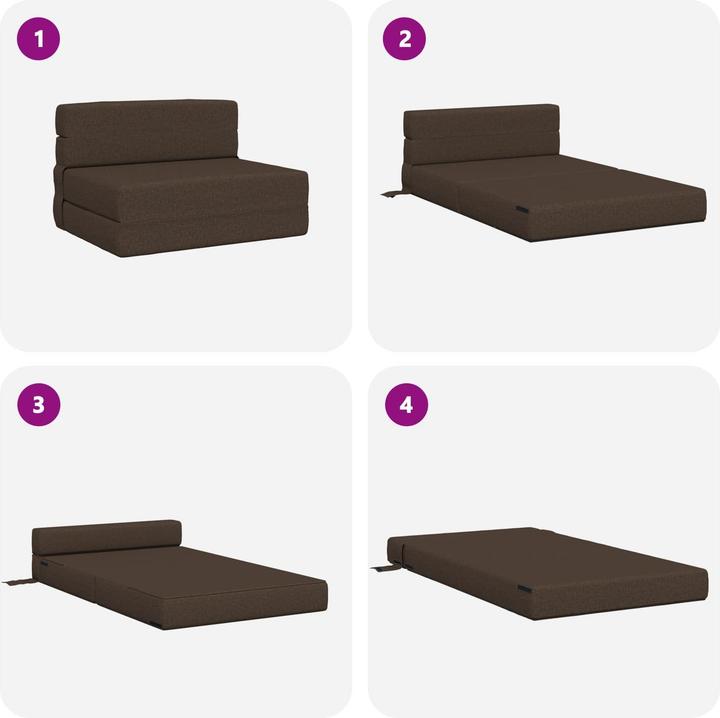 Produktbild vidaXL Klappsofabett