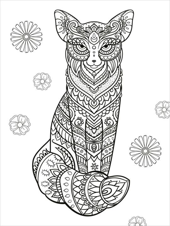 Actual product image My Mandala Animal Colouring Book