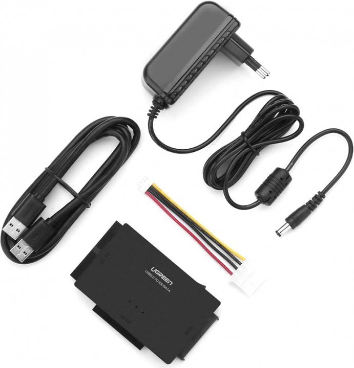 Actual product image Ugreen SATA IDE to USB 3.0 Adapter for 2.5" 3.5" SATA SSD HDD to USB 3.0 (1 m)