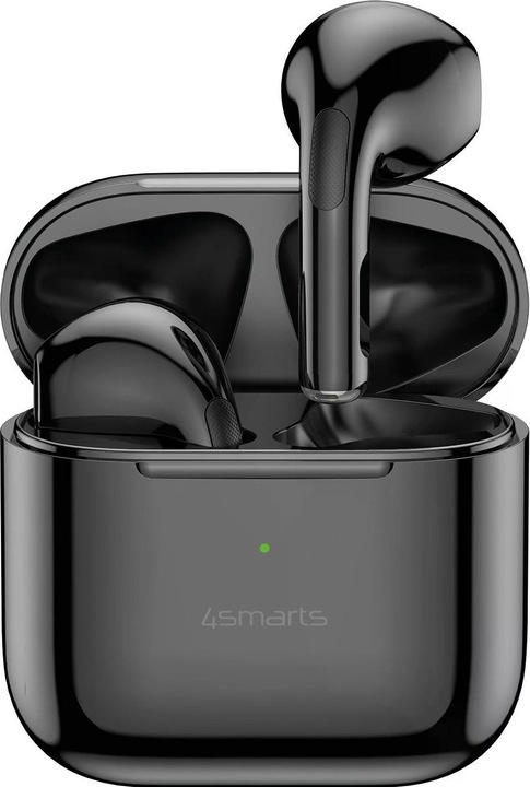 Actual product image 4smarts TWS Bluetooth Headphones SkyBuds Pro ENC black with accessories (ANC, 14 h, Wireless)