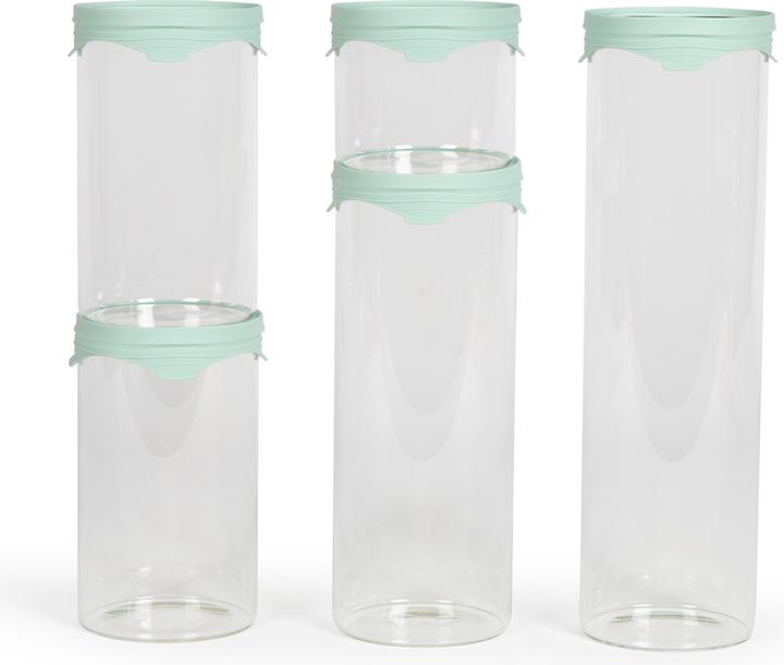 Actual product image Livoo Set of 5 preserving jars (5.95 l)