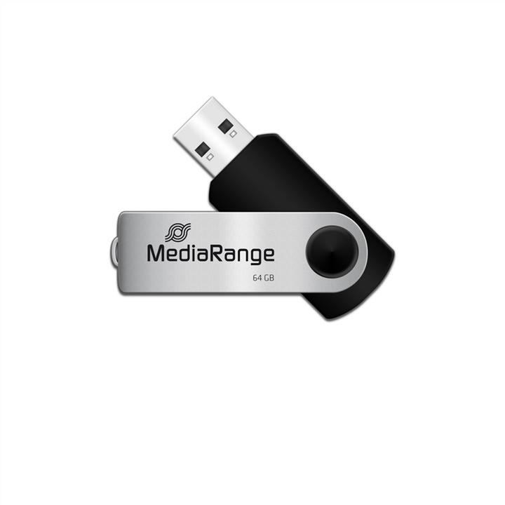 Actual product image MediaRange Memory Drive 2.0 Swivel (64 GB, USB-A)