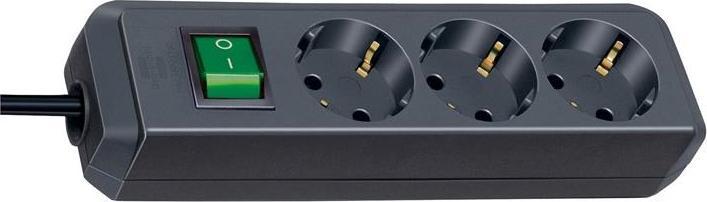 Produktbild Brennenstuhl Listwa zasilająca EXT CORD 1152300423 3M 3V BLACK (3x, CEE 7/3, 1.50 m)