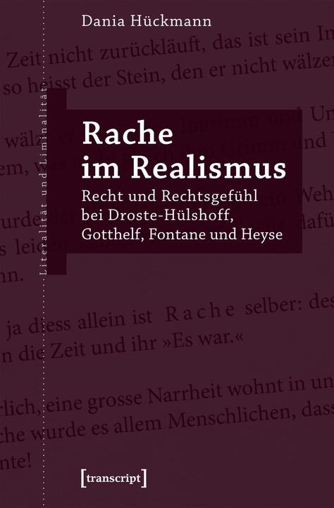 Produktbild Rache im Realismus (Deutsch, Dania Hückmann, 2018)