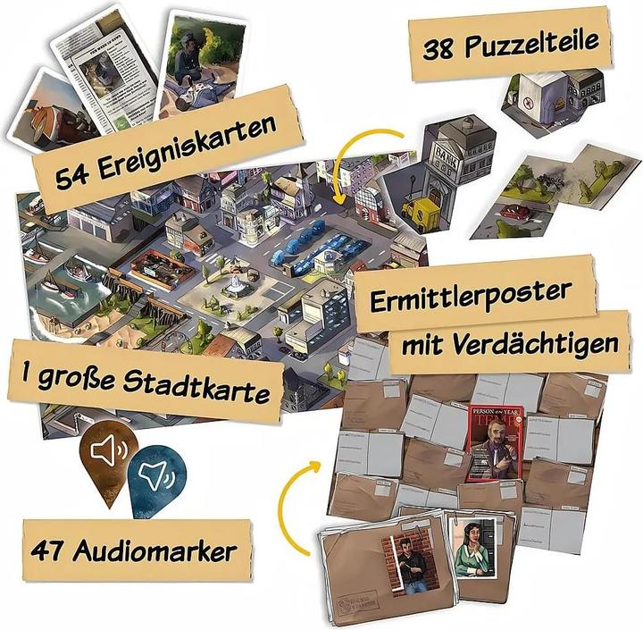 Immagine prodotto Hidden Games HID00017 - Gioco da tavolo sul crimine: Chi ha ucciso il signor Reed? (EN) (Tedesco, 2 - 6 Giocatori)