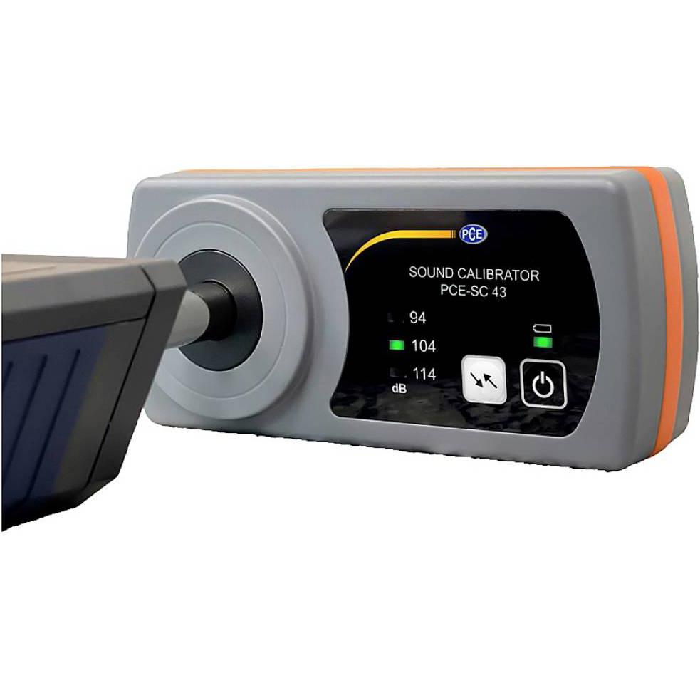 PCE Instruments Calibratore acustico di Classe II (Custodia del dispositivo di misurazione), Misurazione