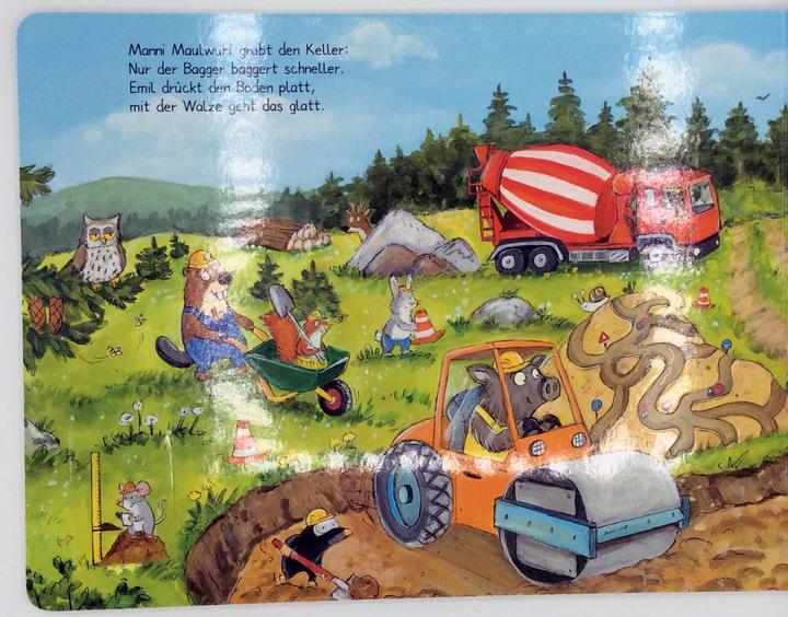 Produktbild Benno Bibers Baustelle. Alle packen an, mit Bagger, LKW und Kran (Deutsch)