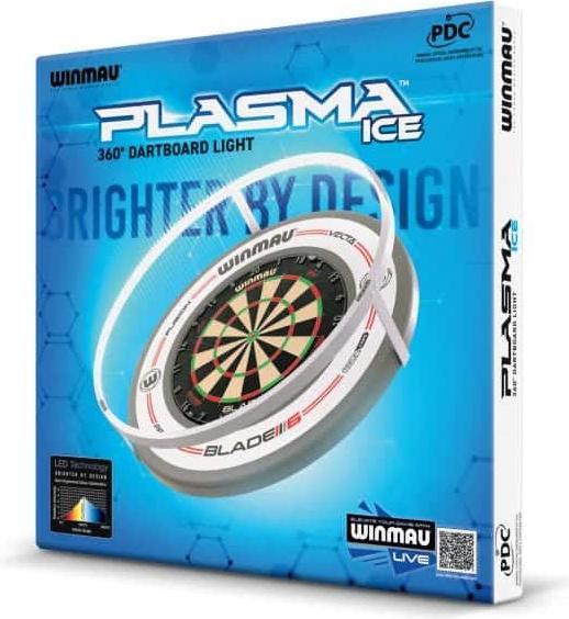 Immagine prodotto Winmau Bundle Plasma ICE Dartboard Light/Catchring Pro-Line