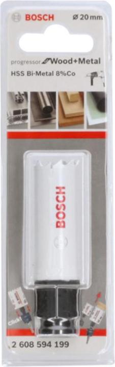 Immagine prodotto Bosch Professional Zubehör Sega a tazza Progressor per legno e metallo, 20 mm (20 mm)