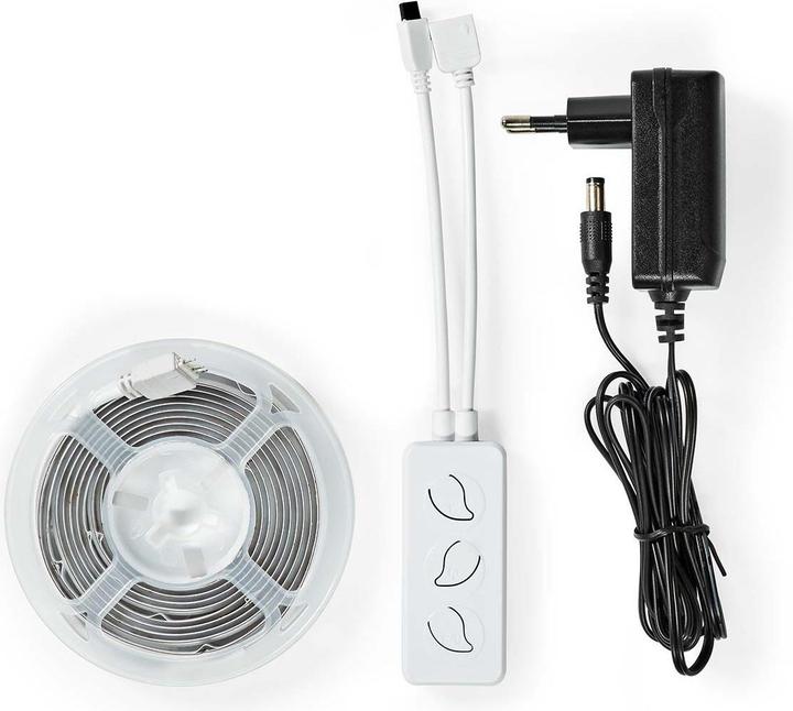 Actual product image Nedis SmartLife LED Strip Wi-Fi, 2m, IP20 - White (White, 200 cm, Indoor)