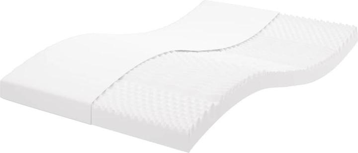 Image du produit vidaXL Schaumstoffmatratze 140 x 220 cm 7-Zonen Härtegrad 20 ILD (140 x 220 cm, Noyau de mousse)