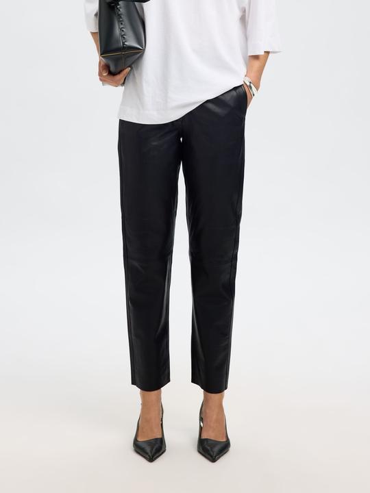 Actual product image Selected Tapered leather pants (36)