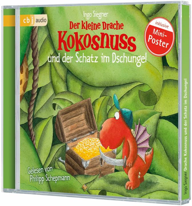 Actual product image The Little Dragon Coconut and the Treasure in the Jungle (Ingo Siegner, German)
