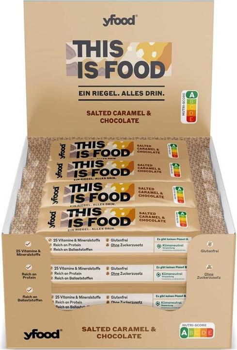 Produktbild YFood Salted Caramel & Chocolate (12 Stk., 720 g)