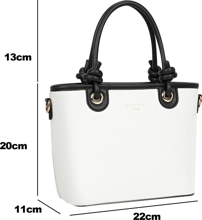 Immagine prodotto Gallantry KJ-62046-WHITEBLACK Handtasche