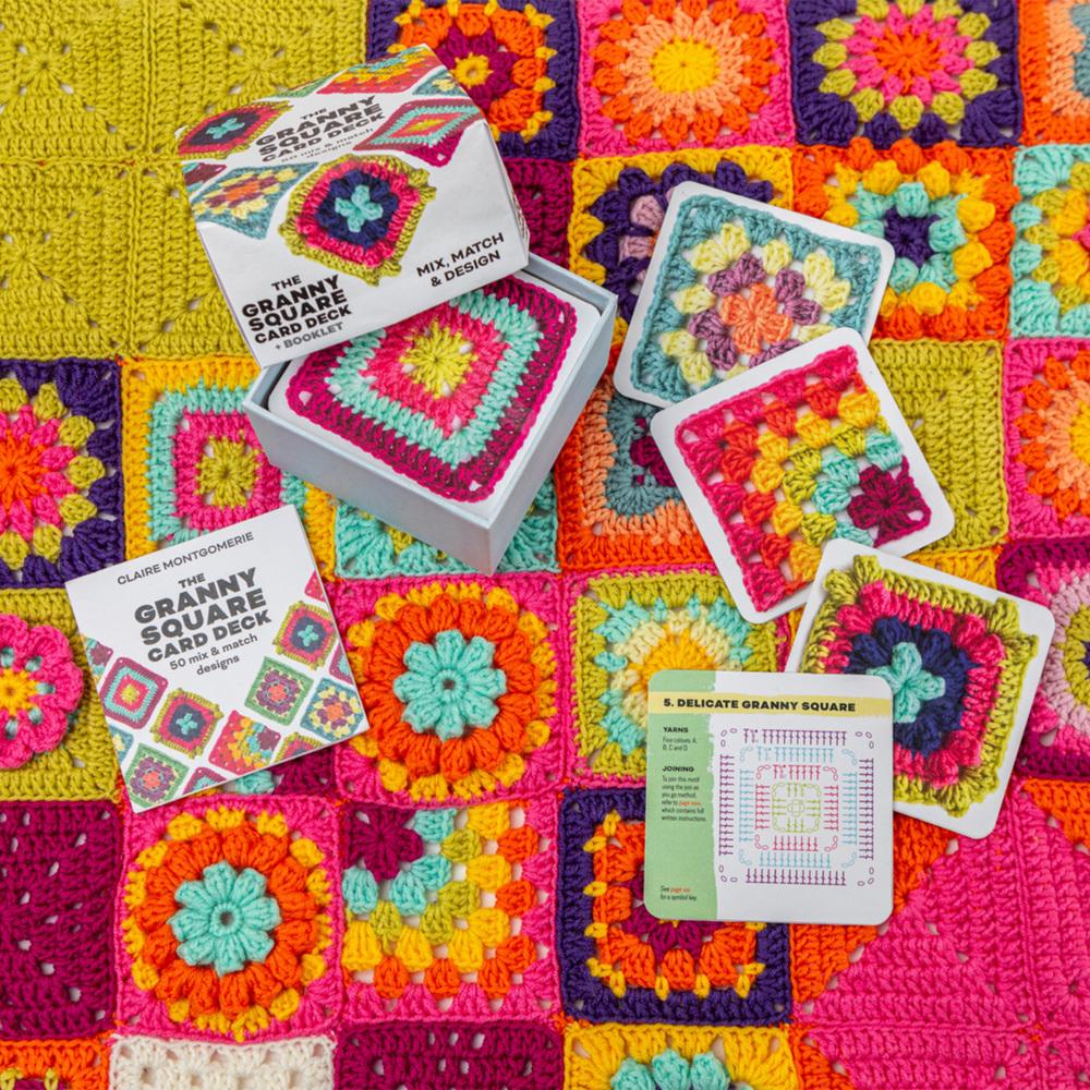 Frech Montgomerie:Granny Square Häkel-Karten, Kit per lavori manuali