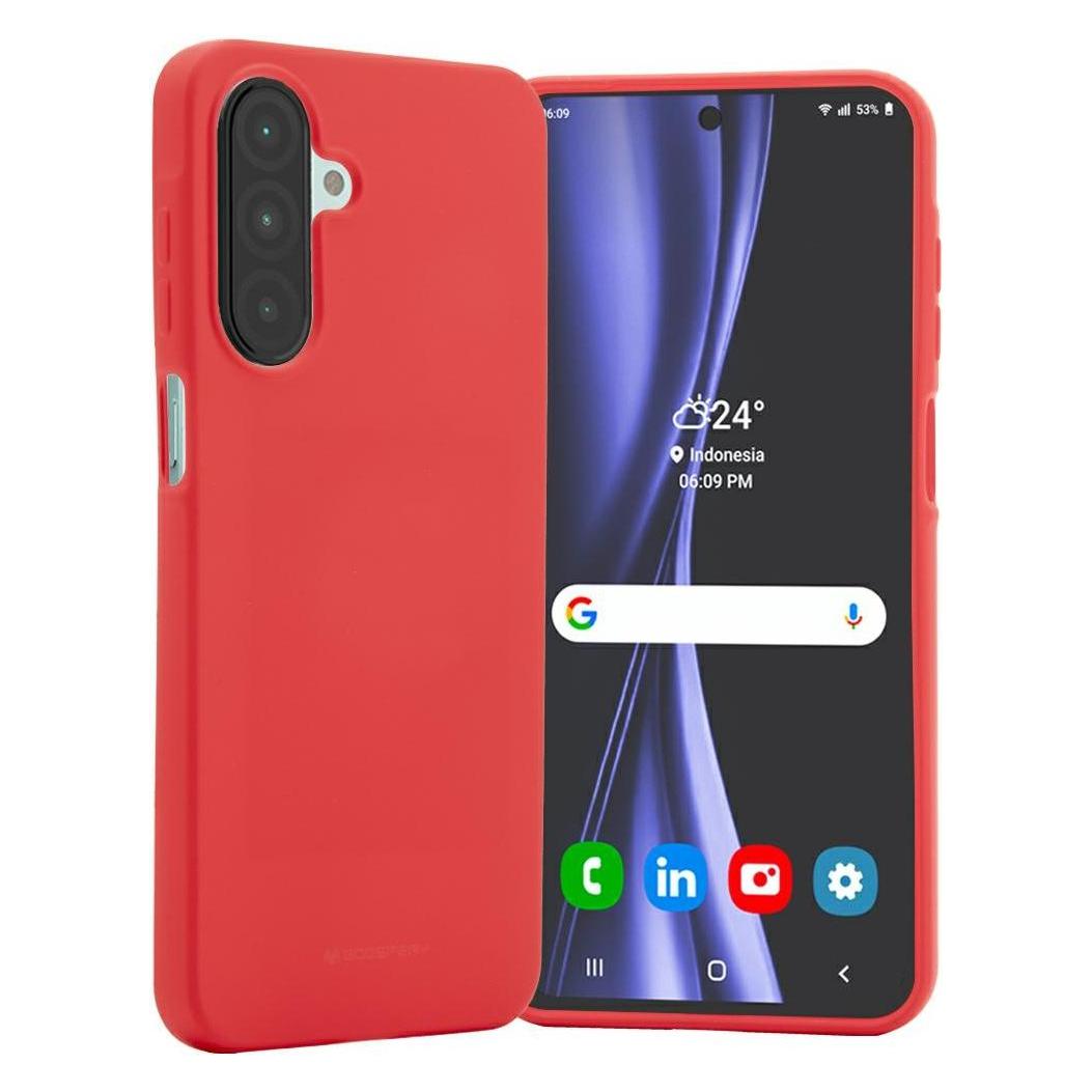 Mercury Etui Soft A26 A266 czerwony/red (Samsung Galaxy A26), Smartphonehoes, Rood