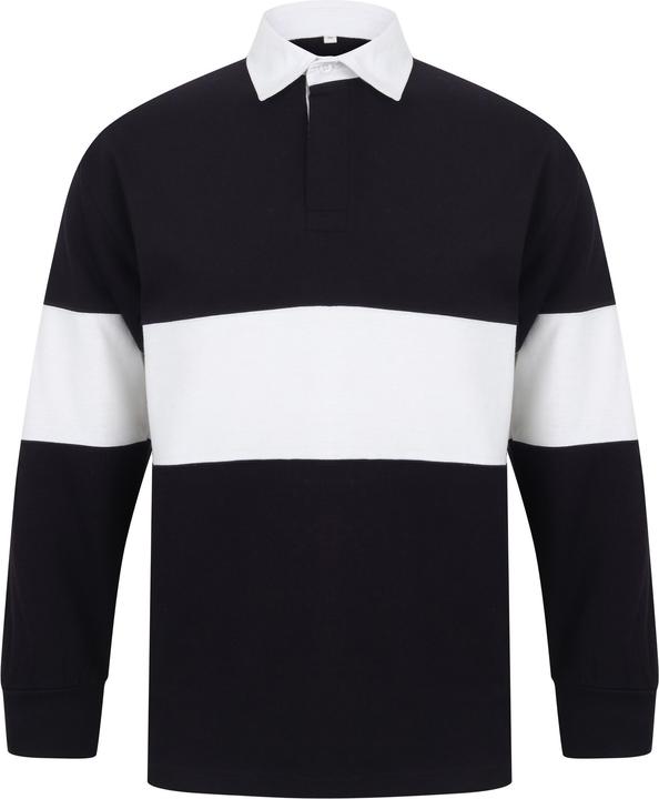 Immagine prodotto Front Row Camicia da rugby con strisce a contrasto (XXL)