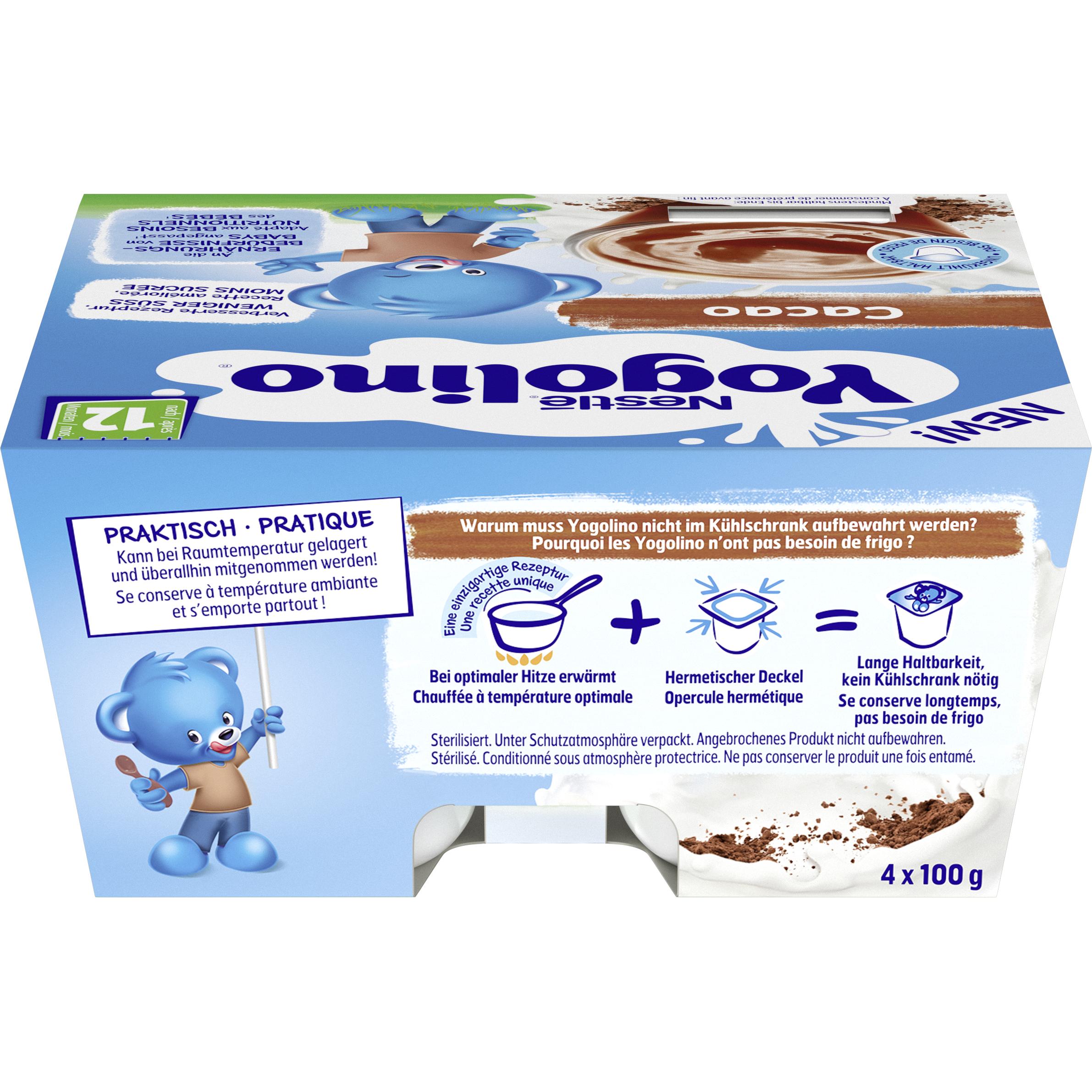 Nestlé NESTLE Yogolino Cacao 12M 4x100g (400 g) - buy at Galaxus