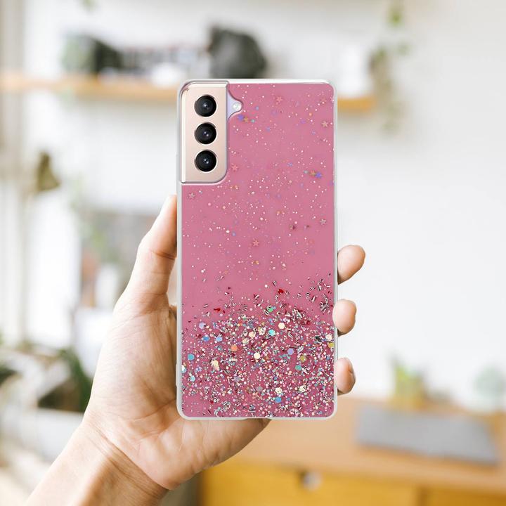 Produktbild Cadorabo TPU Cover funkelnder Glitter (Samsung Galaxy S21+)