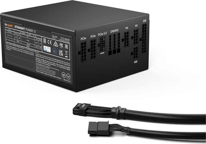 Actual product image be quiet! Power supply Straight Power 12 850W 80+ Platinum Mod. (850 W)