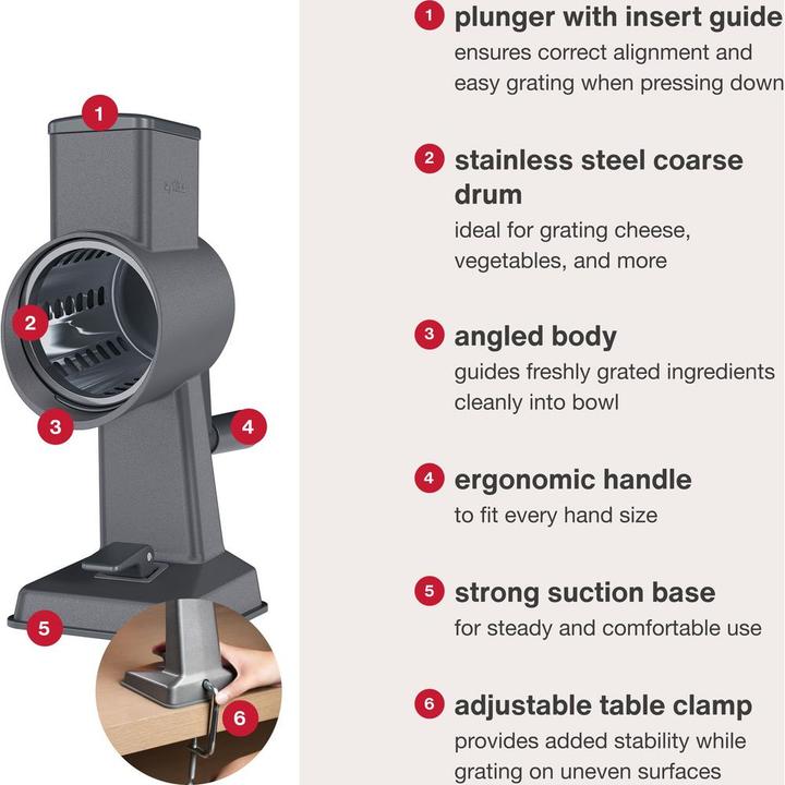 Productafbeelding Zyliss Gourmet Trommelreibe