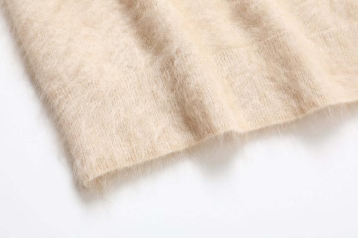 Produktbild Bellemere Pullover Brushed Silk Cashmere Crew-Neck Sweater (One Size)