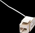 Produktbild Lindy STP Keystone Classic, toolless RJ45 STP Keystone Classic, 360 degrees shielded (Keystone Modul)
