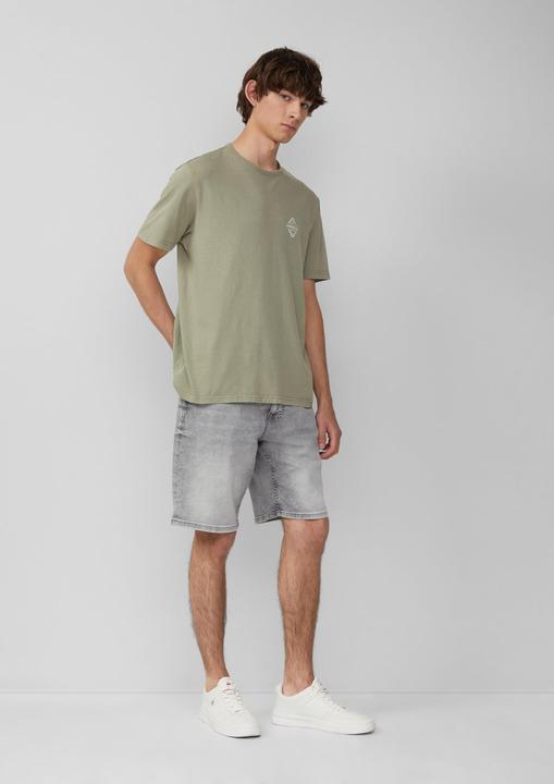 Produktbild S.Oliver T-Shirt Gewaschenes T-Shirt mit Front- und Rückenprint (XL)