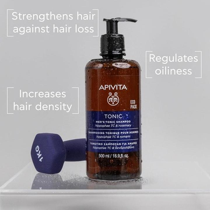 Actual product image Apivita Tonic Men's Shampoo 500ml (500 ml, Liquid shampoo)