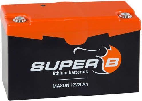 Actual product image Super B Super-B Mason 12V 20Ah BMS Starter Battery (12.80 V, 20 Ah)