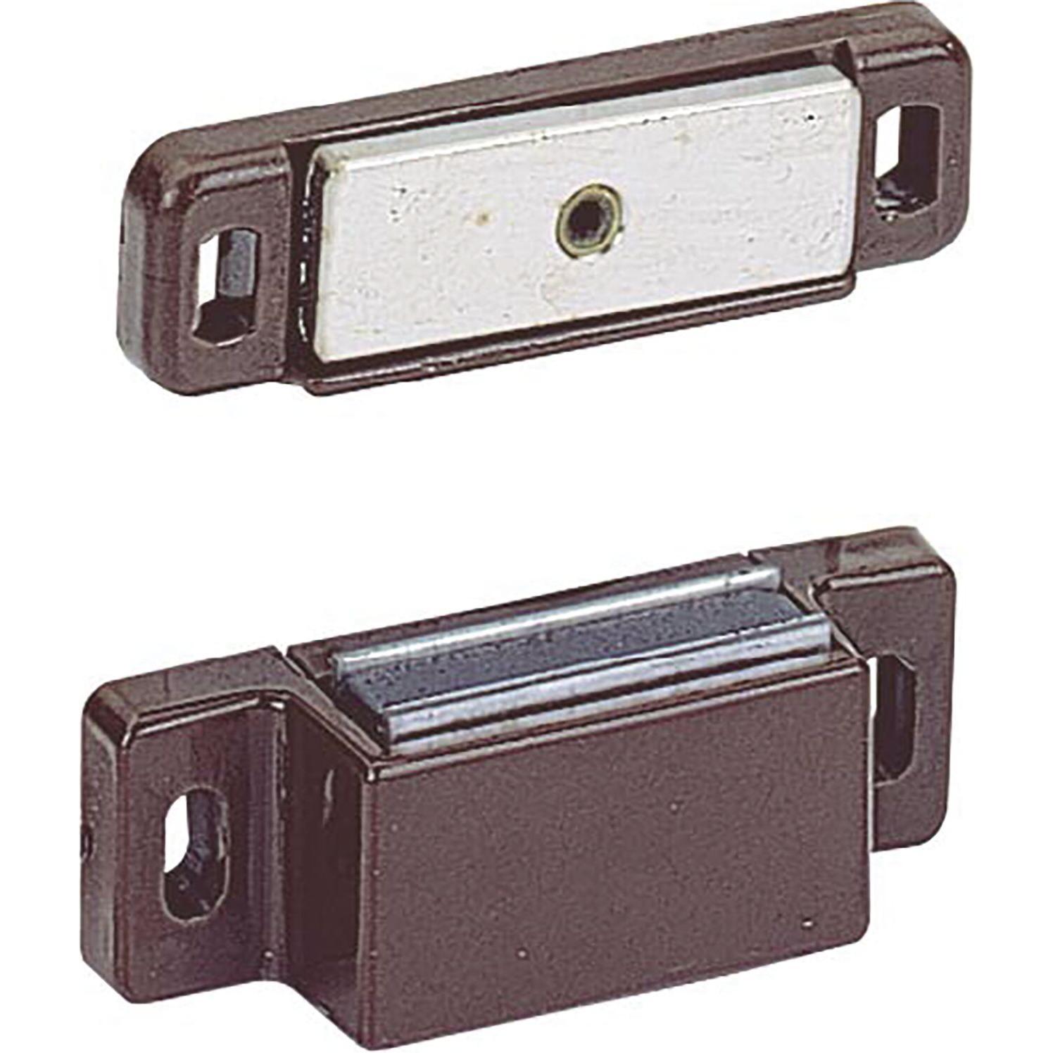 Hettich, Möbelausstattung, Haftmagnetschnapper M74 + Gegenstück, HK 4 kg, KS weiss (1 Stk.)