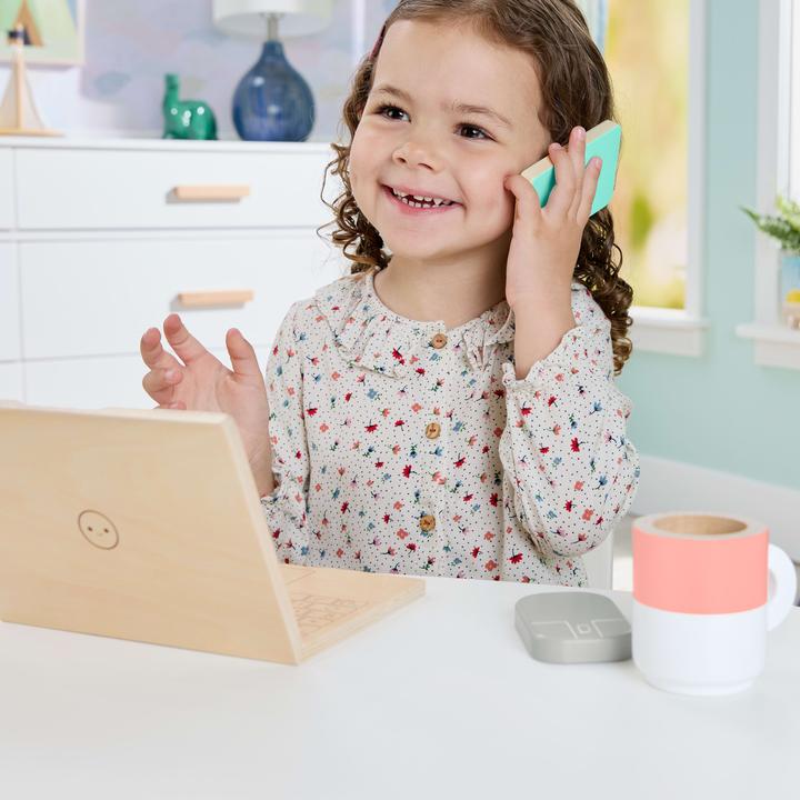 Image du produit Mattel Fisher-Price – Coffret Télétravail en Bois (Français, 3 - 5 Années)