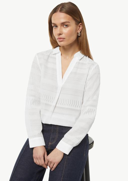 Immagine prodotto Comma Bluse Oversized Bluse aus transparentem Jacquard (40)