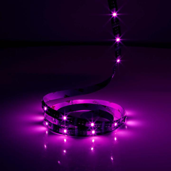 Actual product image Nedis SmartLife LED Strip | Bluetooth | RGB / Warm White | SMD | 2.00 m | IP20 | 2700 K | 380 lm | (Warm white, 200 cm, Indoor)