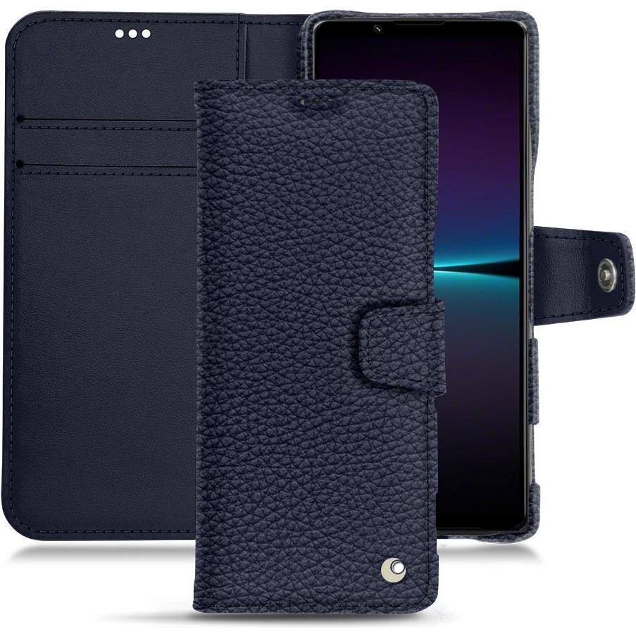 Thumbnail - Noreve Lederschutzhülle Wallet (Sony Xperia 1 IV), Smartphone Hülle, Violett